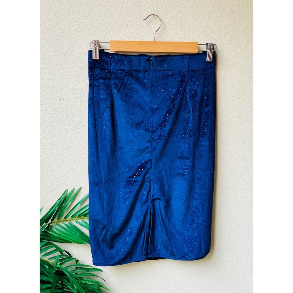 navy blue high waisted skirt! - Picture 3 of 3